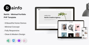 Rainfo – Agency and Portfolio Django Template