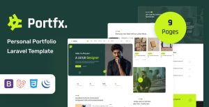 Portfx – Personal Portfolio Laravel Template