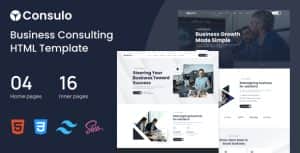 Consulo – Business Consulting Tailwindcss HTML Template