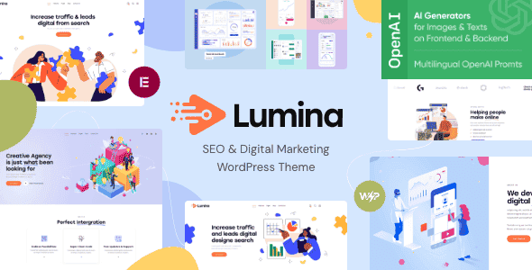 Lumina – Creative Bureau Concept WordPress Theme Lumina – Creative Bureau Concept WordPress Theme