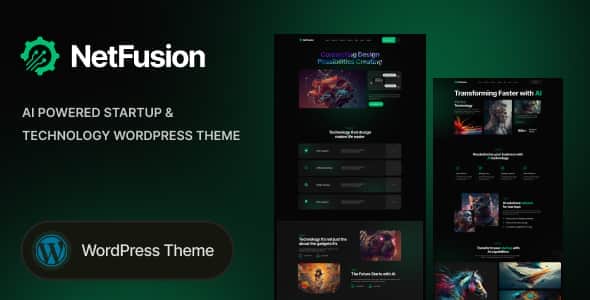 NetFusion – AI Powered Startup & Technology WordPress Theme NetFusion – AI Powered Startup & Technology WordPress Theme