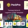 PackPro – Transportation & Logistics HTML Template