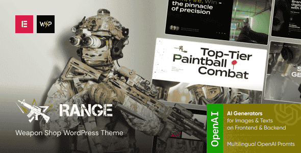Range – Weapon Shop & Gun Store WordPress Theme Range – Weapon Shop & Gun Store WordPress Theme