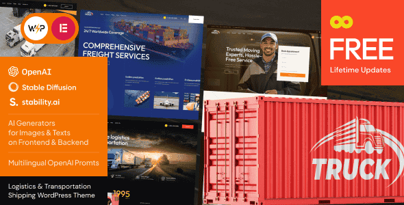 Truck – Delivery & Freight Shipping WordPress Theme Truck – Delivery & Freight Shipping WordPress Theme