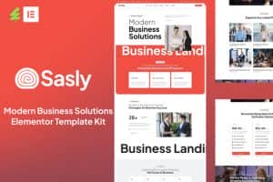 Sasly – Modern Business Solutions Elementor Template Kit