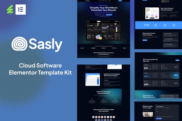 Sasly – Cloud Software Agency Elementor Template Kit Sasly – Cloud Software Agency Elementor Template Kit