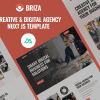 Briza – Creative Digital Agency Vue Nuxt Js Template