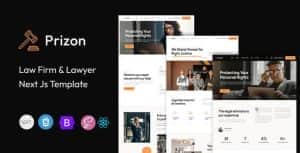 Prizon | Law Firm & Lawyer React Next Js Template Prizon | Law Firm & Lawyer React Next Js Template
