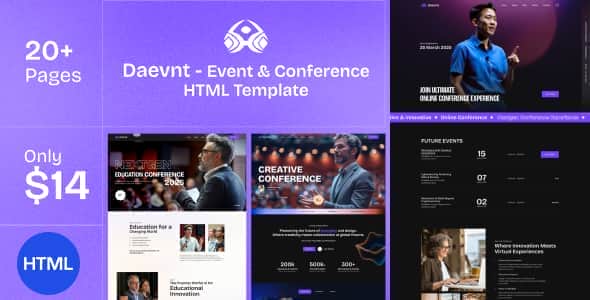 Daevnt – Event and Conference HTML Template Daevnt – Event and Conference HTML Template
