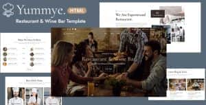 Yummye – Restaurant & Wine Bar Template Yummye – Restaurant & Wine Bar Template