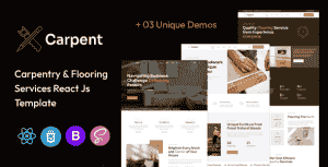 Carpent | Carpentry, Woodworking & Flooring Service React Js Template Carpent | Carpentry, Woodworking & Flooring Service React Js Template