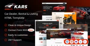 Kars – Car Listing HTML Template