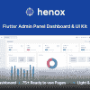 Henox – Flutter Admin Panel & UI Kit