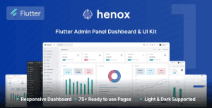 Henox – Flutter Admin Panel & UI Kit