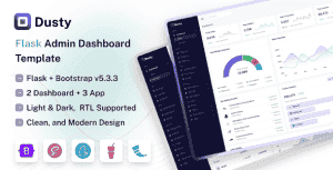 Dusty – Flask Admin & Dashboard Template