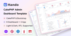 Hando – CakePHP Admin & Dashboard Template