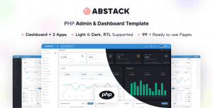 Abstack – PHP Admin & Dashboard Template