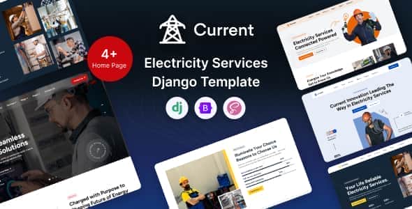 Current – Electricity Services Django Template Current – Electricity Services Django Template