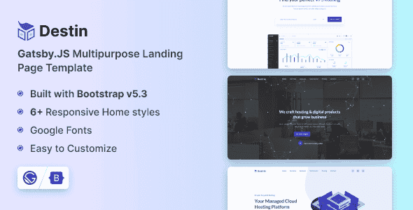 Destin – Gatsby.JS Landing Page Template Destin – Gatsby.JS Landing Page Template