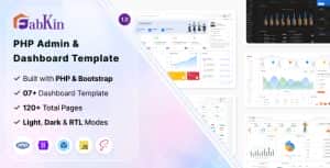 Fabkin – PHP Admin & Dashboard Template