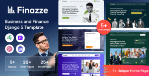 Finazze – Django Business and Finance Template