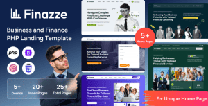 Finazze – Business and Finance Landing PHP Template