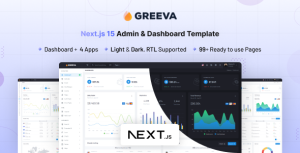 Greeva – Next Js Admin & Dashboard Template