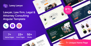Lawsy – Lawyer, Law firm, Legal & Attorney Consulting Flask Template