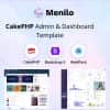 Menilo – CakePHP Admin & Dashboard Template