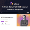 Nichol – Astro Personal Portfolio Templates