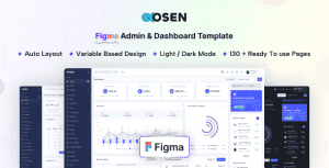 Osen – Figma Admin & Dashboard Template