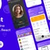 Finance & Online Payment Mobile App PWA React Template | PayFast E-Wallet