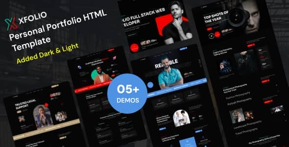 Xfolio – Personal Portfolio & CV Resume HTML Template Xfolio – Personal Portfolio & CV Resume HTML Template