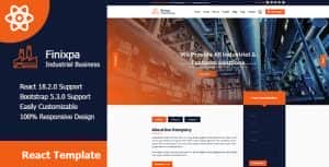 Finixpa – Industrial & Factorial Business React Template