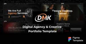 DMK – Digital Marketing Services Figma Template