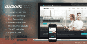 Aurum – Responsive Multipurpose Drupal Theme