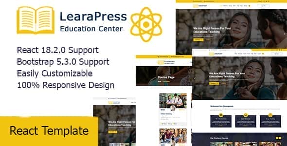 LearaPress – Education & Courses React Template LearaPress – Education & Courses React Template