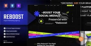 Reboost – Digital Marketing Agency HTML Template