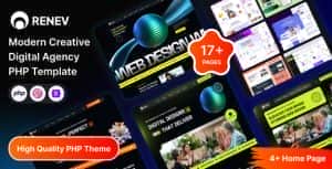 Renev – Modern Creative Digital Agency PHP Template Renev – Modern Creative Digital Agency PHP Template