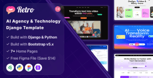 Retro – AI Agency & Technology Django Template