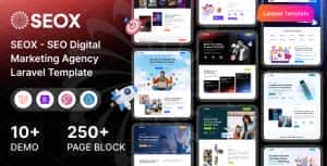 SEOX – SEO & Digital Marketing Agency Laravel 12 Template