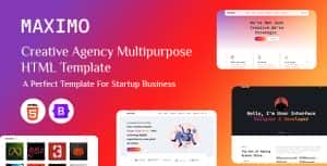 Maximo – Creative Business and Innovative HTML5 Template