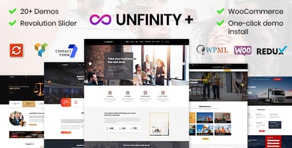 Unfinity – One Page WordPress Theme Unfinity – One Page WordPress Theme