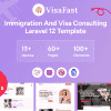 Visafast – Laravel Immigration and Visa Consulting Template