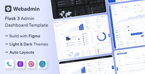 Webadmin – Flask Admin & Dashboard Template