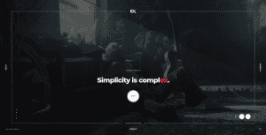 Widex – One Page Portfolio Template