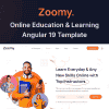 Zoomy – Lightweight LMS & Education Angular Theme