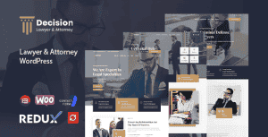 Decision – Lawyer & Attorney WordPress Theme