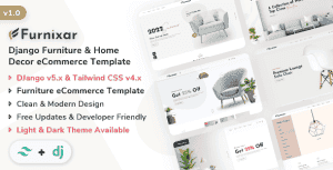 Furnixar – Django Furniture & Home Decor eCommerce Template