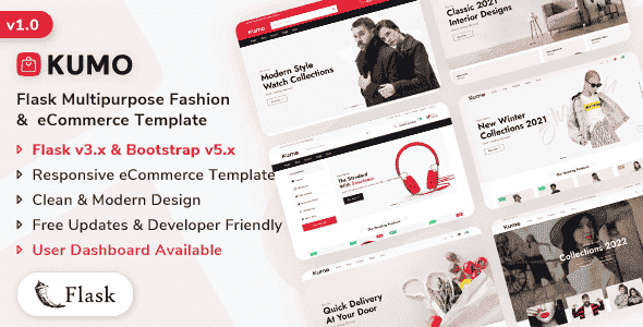 Kumo – Flask Multipurpose Fashion & eCommerce Template Kumo – Flask Multipurpose Fashion & eCommerce Template